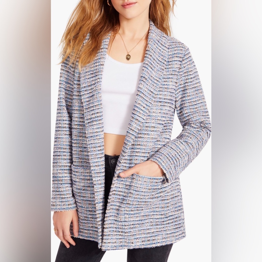 BB Dakota by Steve Madden tweed knit blazer
